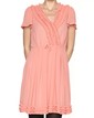 Negligee Dress in Coral