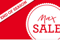 It's end of season sale time at MAX!