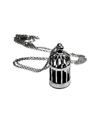 Heart in a Cage Pendant
