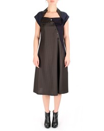 Shirt Dress in Navy Stripe by Zambesi