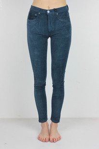 Ziggy Sticks & Bones Velvet Jeans - teal dark