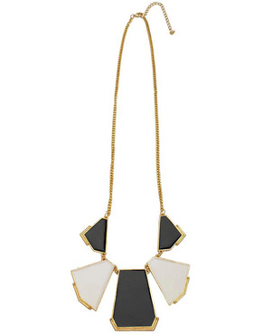 bluejuice never let go necklace - black and white