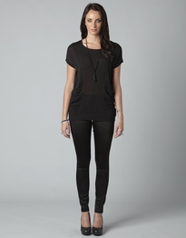 High Strung Gathered Knit Top
