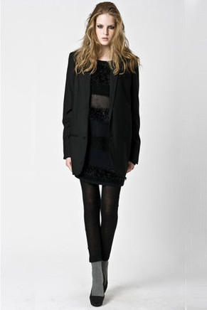 AMBER BLAZER, DARK GREY MELANGE