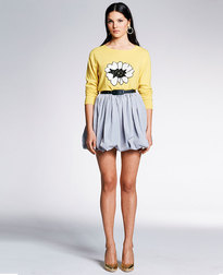 minty meets munt daisy sequin knit