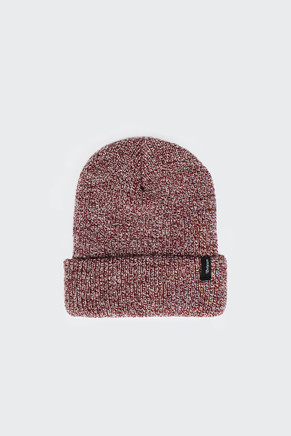 Heist Beanie, burgundy heather
