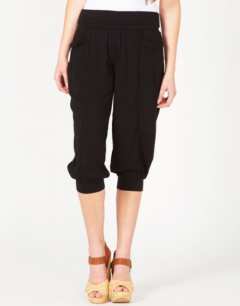 Cropped Harem Pants