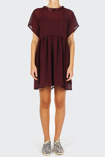 Melody Dress, maroon
