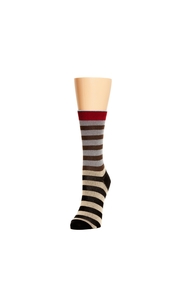 Multi stripe crew