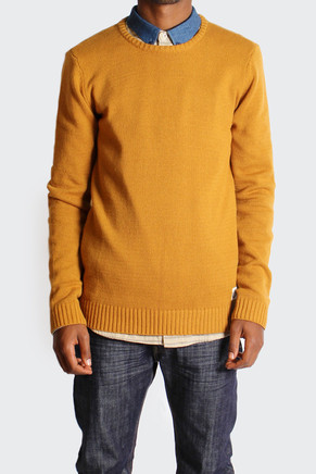 Cash Crew Jumper, golden brown
