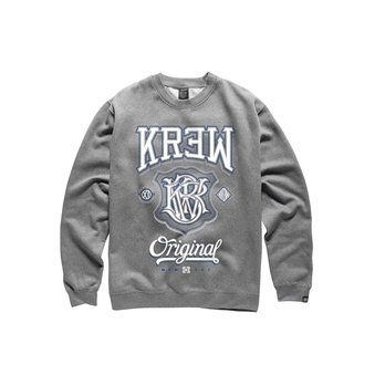 krew champ 2 crew fleece gunmetal