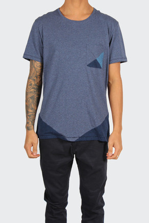 Jester Tee, navy mélange