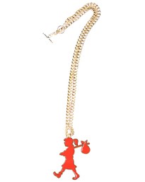 Runaway Girl in Scarlet with Gold