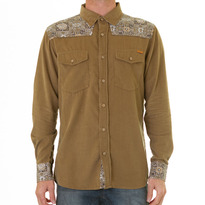 Afends - Sand Dweller Shirt - Brown Print