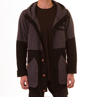 Thing Thing - Knock Hood - Black Check