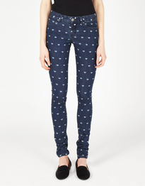 Heart Printed Jeans