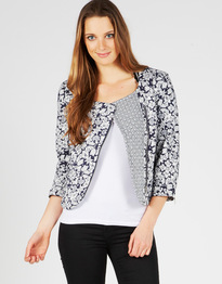 Double Print Quilt Jacket