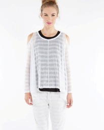 ketz-ke tower sweater in white
