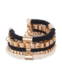 Chain & Chord Wrap Bracelet