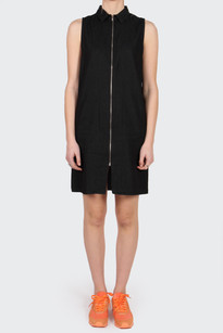 Vedder Dress, black denim