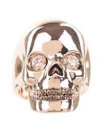 Skull Ring w/ Crystal Eyes