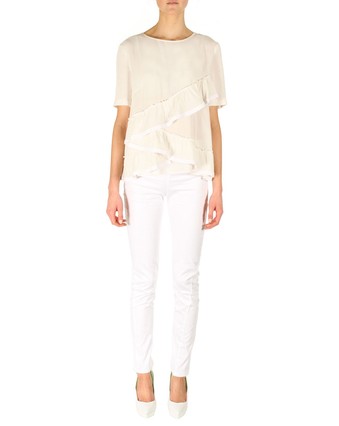 Clean Jean in White by Zambesi