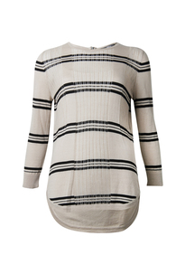 Stripe Drop Stitch Sweater