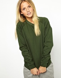 Sweatshirt Padded Sleeve