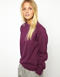 Sweatshirt Padded Sleeve