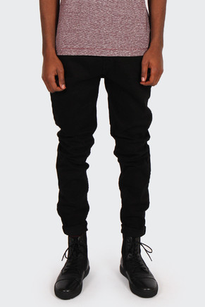Dropped Jeans, new black