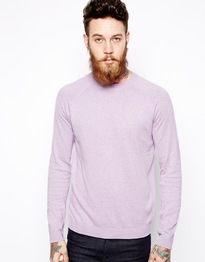 Crew Neck Jumper in Cotton