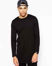 Long Sleeve T-shirt In Longline