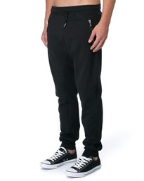 Slub Drop Crotch Joggers