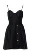 shirred cocktail dress