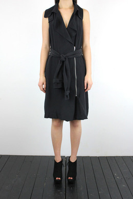Double X Trench Dress