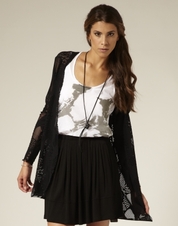 lace patch cardi