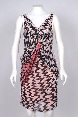 phoenix dress - fortress print