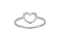 sterling silver karen walker heart ring