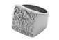 karen walker sterling silver square filigree ring