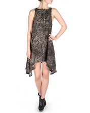 Zip Skull Dress in Matrix Print by Stolen Girlfriends Club.