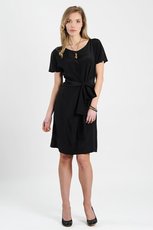 romance dress in black