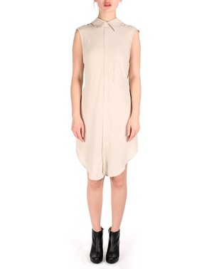 Backwards Shirt Dress in Rice Paper (Viscose) by Nom*d