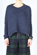 Jago Wide Sweater, navy