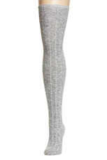 Chunky Thigh Hi Sock, grey