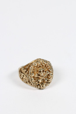 Sticks and Stones Ring, bronze