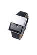 vo2 analogue watch , polished silver